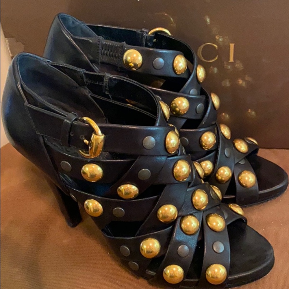 Gucci Gladiator Style Booties Hysteria Collection - Picture 7 of 13